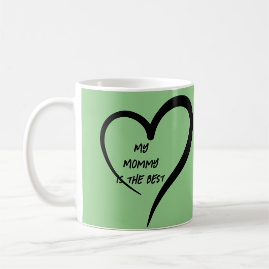 Mug cadeau de jour de la mère (Gauche)
