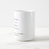 Mug cadeau de jour de mère élégant (Centre)