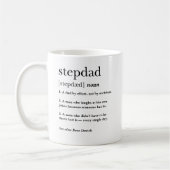Mug Cadeau de la fête des pères : définition moderne e (Gauche)
