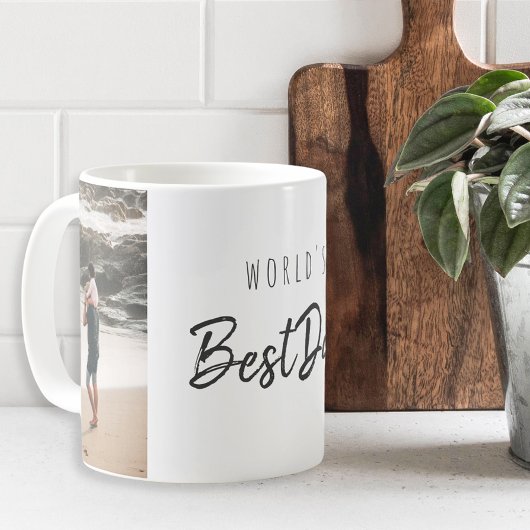 Mug Cadeau de la fête des pères écriture moderne Meill