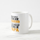 Mug Cadeau de la fête des pères pour docker Papa (Devant droit)