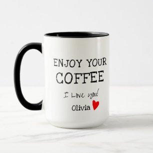 Mug Cadeau de la Journée Valentines pour mari Boyfrien