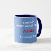 Mug cadeau de la police de Chicago (Devant droit)