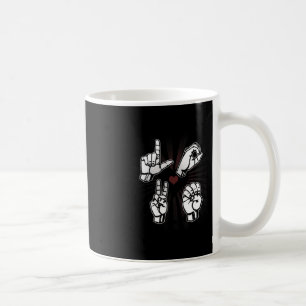 Mug Cadeau de la Saint-Valentin 2021 Love Asl Langue d