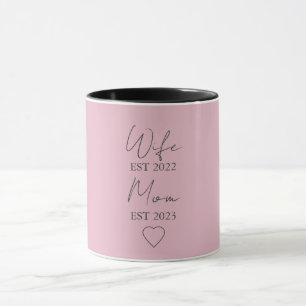 Mug Cadeau de la Saint-Valentin minimaliste pour femme