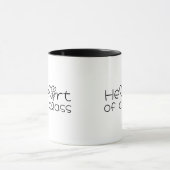 Mug Cadeau de la Saint-Valentin professeur merci (Centre)