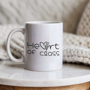 Mug Cadeau de la Saint-Valentin professeur merci
