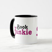 Mug Cadeau de lecture de drogué de livre drôle (Devant gauche)