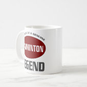 Mug Cadeau de légende Badminton personnalisé (Devant gauche)