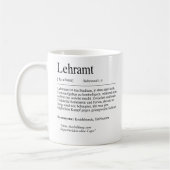 Mug Cadeau de Lehramt (Gauche)