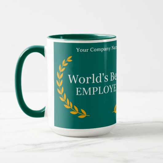 Mug Cadeau de l'employé le plus performant au monde (Gauche)