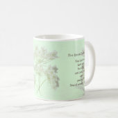 Mug cadeau de l'enseignant à la retraite, Fleurs s (Devant droit)