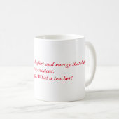Mug Cadeau de l'enseignant Cadeaux de reconnaissance M (Devant droit)