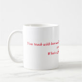 Mug Cadeau de l'enseignant Cadeaux de reconnaissance M (Gauche)
