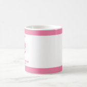 Mug Cadeau de l'enseignant de Merci rose (Centre)