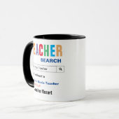 Mug Cadeau de l'enseignant de musique (Devant gauche)