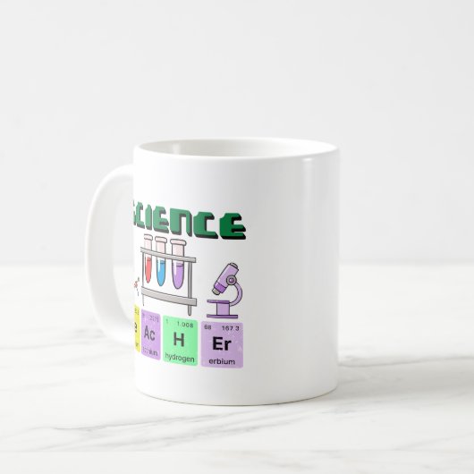 Mug, Cadeau De L'Enseignant En Science Pour La Mug (Devant gauche)