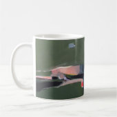 Mug Cadeau de l'enseignant Peinture Abstraite personna (Gauche)