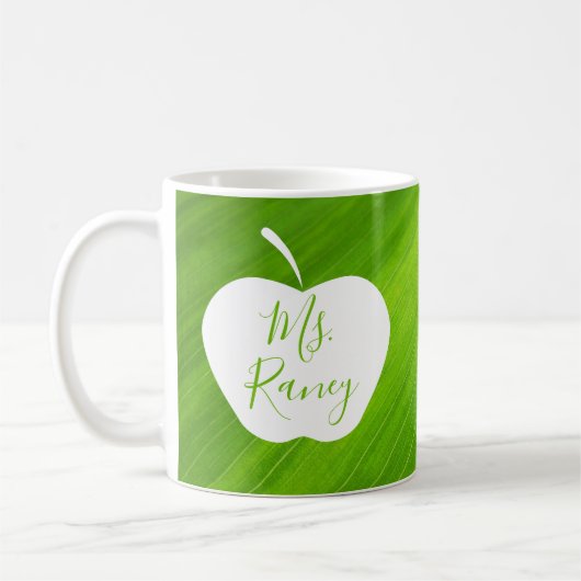 Mug Cadeau de l'enseignant personnalisé, cadeaux de l' (Gauche)