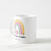 Mug Cadeau de l'enseignant personnalisé, enseigner l'a (Devant gauche)