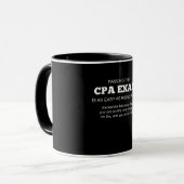 Mug Cadeau de l'examen CPA certifié (Devant gauche)