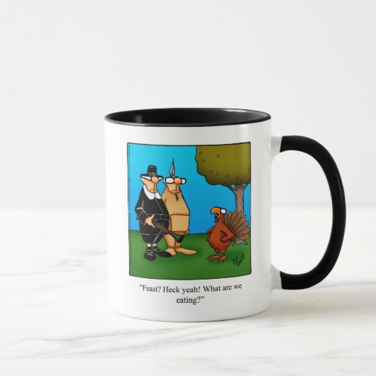Mug Cadeau de l'Humour de Thanksgiving (Droite)