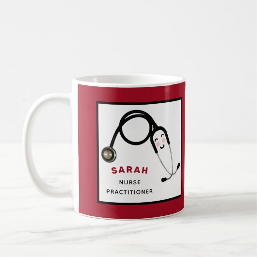 Mug Cadeau de l'infirmière praticienne (Gauche)