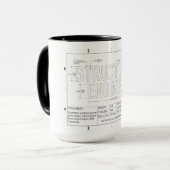 Mug cadeau de l'ingénieur structurel (Devant gauche)