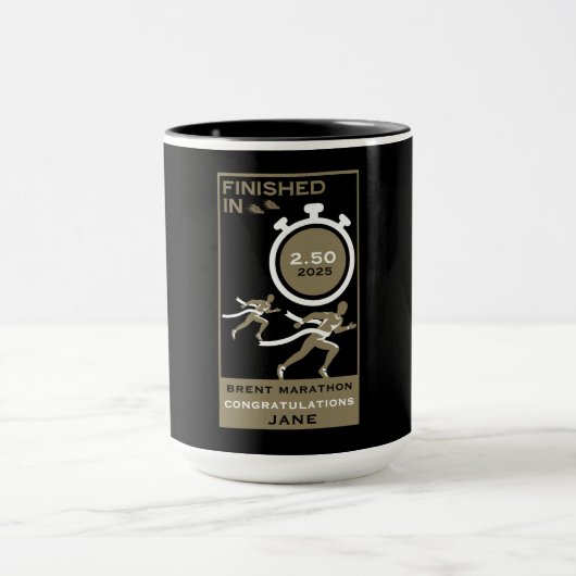 Mug Cadeau de l'organisateur d'événements Marathon (Centre)