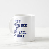 Mug cadeau de maman de basket | Drôle Citation Slo (Devant gauche)