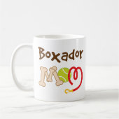 Mug Cadeau de maman de race de chien de Boxador (Gauche)