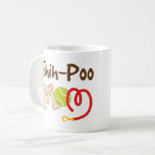 Mug Cadeau de maman de race de chien de Shih-Poo (Devant gauche)