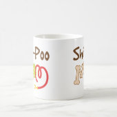 Mug Cadeau de maman de race de chien de Shih-Poo (Centre)