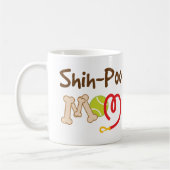 Mug Cadeau de maman de race de chien de Shih-Poo (Gauche)