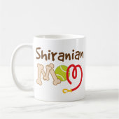 Mug Cadeau de maman de race de chien de Shiranian (Gauche)