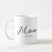 Mug Cadeau de Maman Établie  (Gauche)