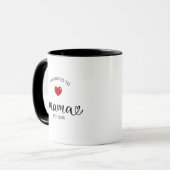 Mug Cadeau de maman nouvellement établie (Devant gauche)