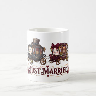 Mug Cadeau de mariage pour calèche 'Jeune Marié'