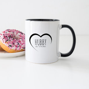 Mug Cadeau de mariage simple moderne pour mari établi
