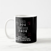 Mug Cadeau de maths drôle pour adolescente professeur (Gauche)