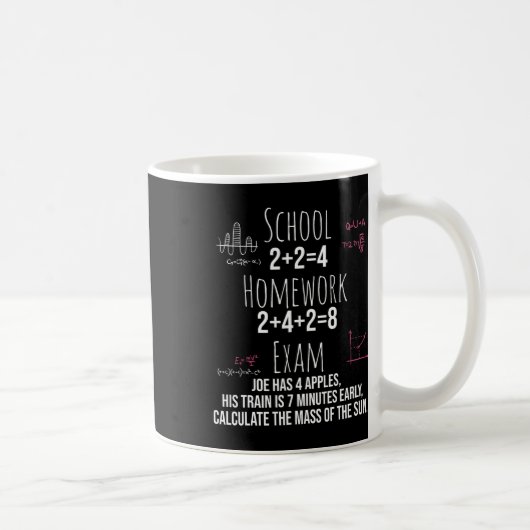 Mug Cadeau de maths drôle pour adolescente professeur (Droite)
