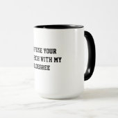 MUG CADEAU DE MÉDECIN DRÔLE (Devant droit)