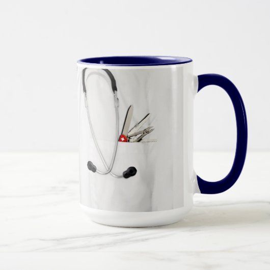 Mug Cadeau de médecin personnalisé (Droite)