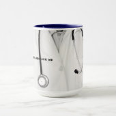 Mug Cadeau de médecin personnalisé (Centre)