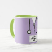 Mug Cadeau de médecin personnalisé (Devant gauche)