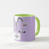Mug Cadeau de médecin personnalisé (Devant droit)
