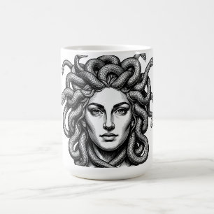Mug Cadeau de Méduse Gorgone Serpent Cheveux Mythologi