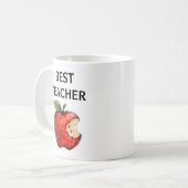 Mug CADEAU DE MEILLEUR ENSEIGNANT Apple Educator (Devant gauche)