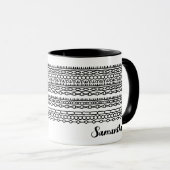 Mug Cadeau de message personnalisé caché et nom pour u (Devant droit)