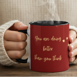 Mug Cadeau de motivation pour la santé mentale pour el